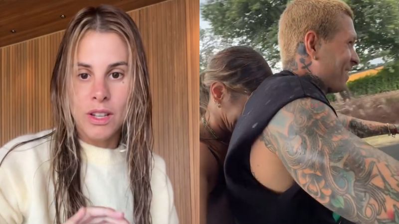 Shantal e Mateus Verdelho sofrem acidente e influenciadora desabafa: ‘Prova viva’