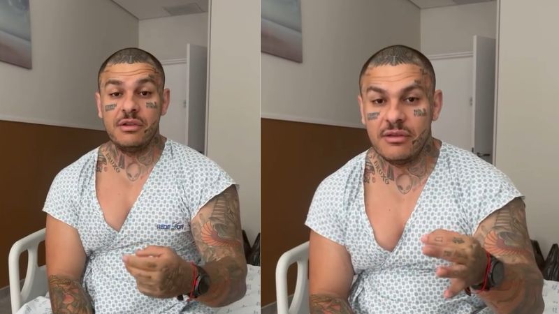 Toguro recebe alta do hospital e atualiza seu estado de saúde: ‘Dois dias internado’