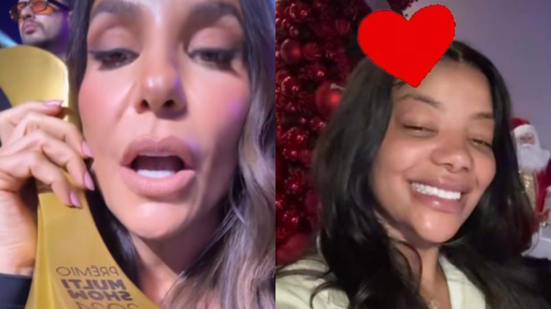 Treta? Ivete e Ludmilla afastam rumores após premiação: ‘Te amo’