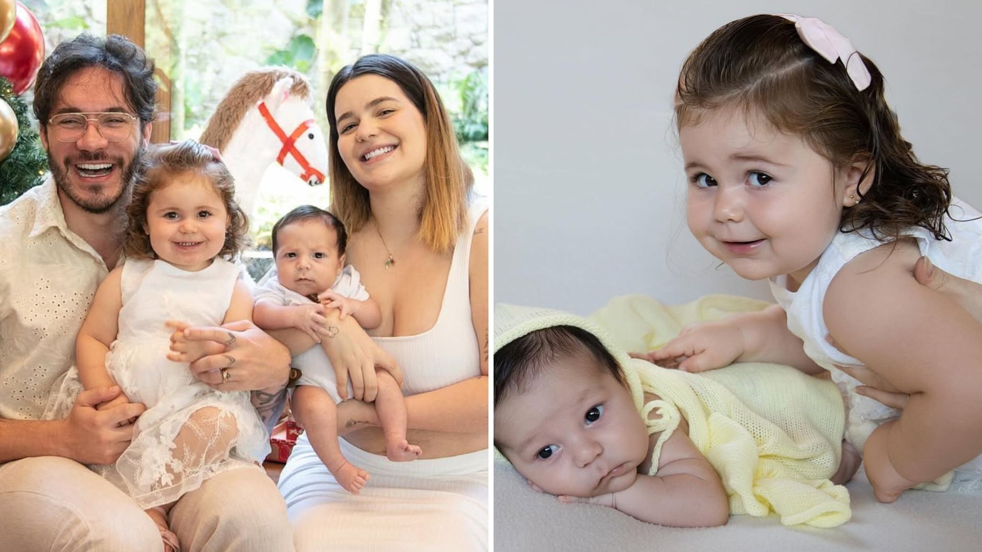 Viih Tube faz ensaio de Natal dos filhos após alta de Ravi: ‘Meu maninho’
