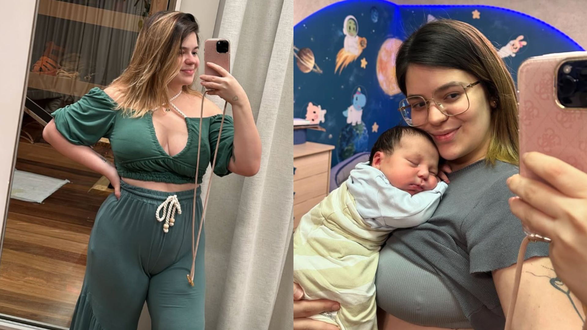 Ainda no hospital, Viih Tube mostra look para ir visitar Ravi: ‘Troca de turno’