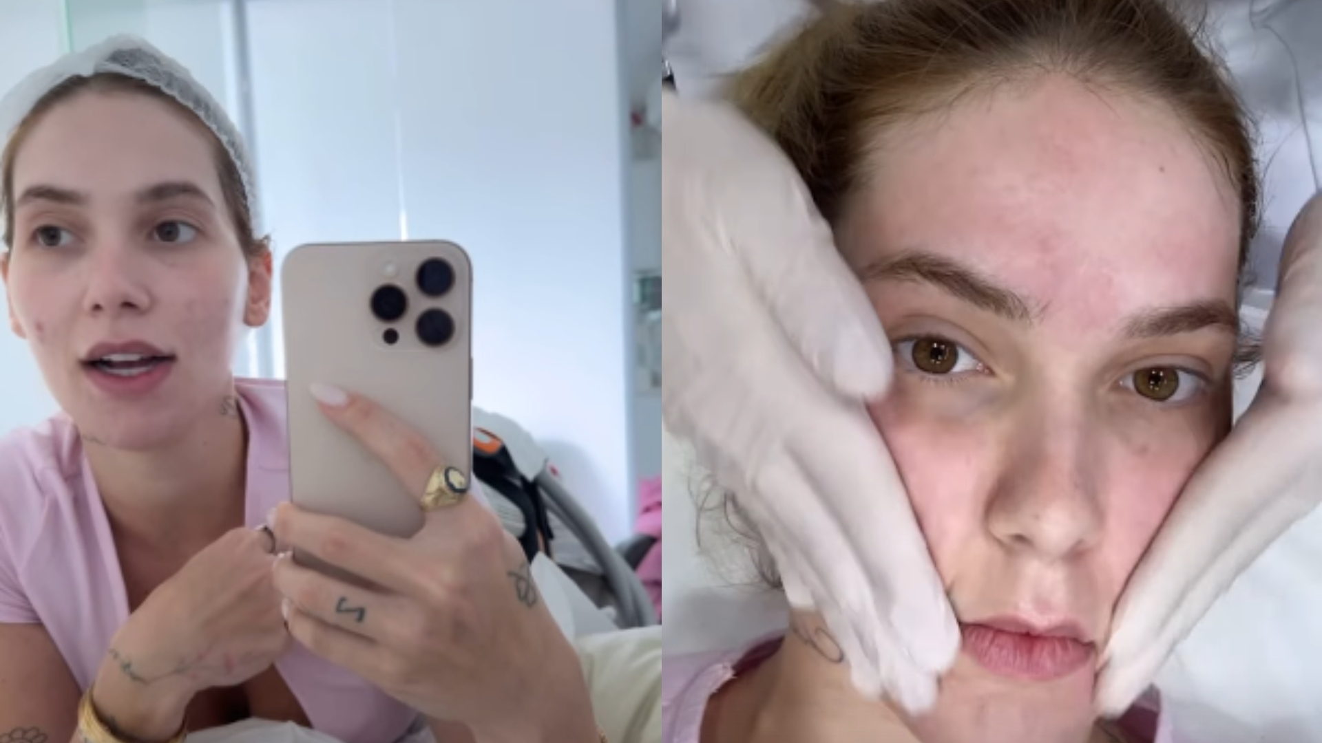 Gente? Virginia Fonseca passa esperma de salmão no rosto e debocha: ‘Me mimei’