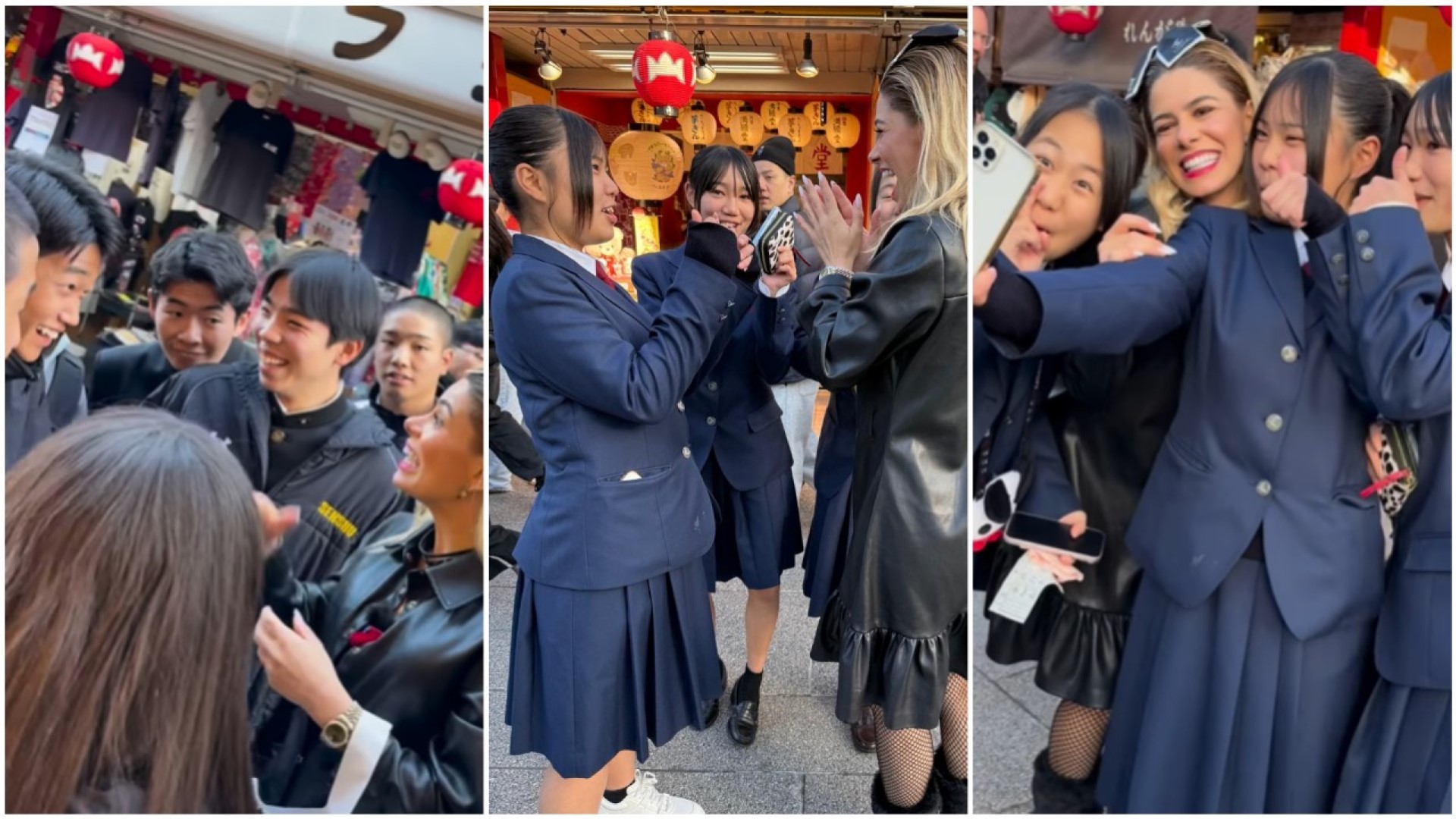 Em férias de A Praça É Nossa, Jaqueline Santos faz turnê pelo Japão e é tietada por fãs