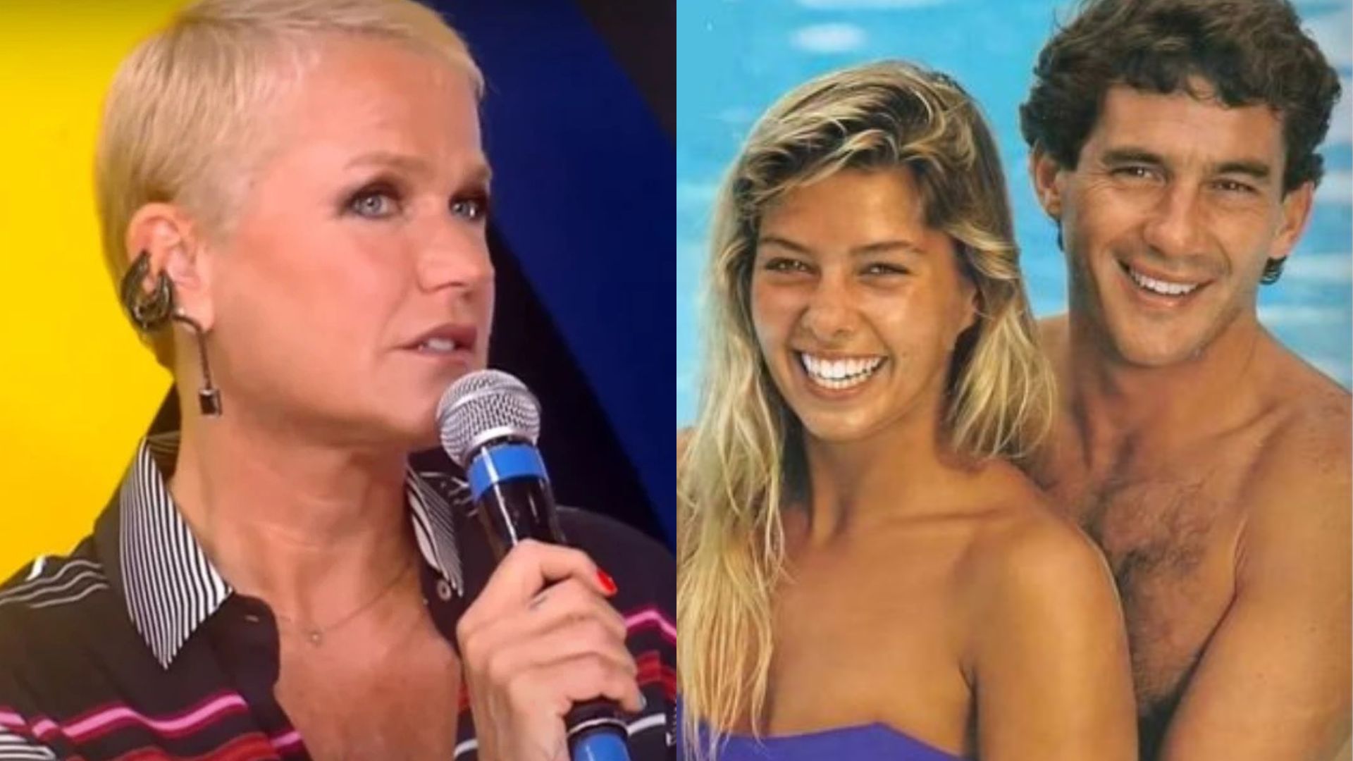 Em vídeo, Xuxa expõe mudança drástica de Ayrton Senna após namoro com Galisteu