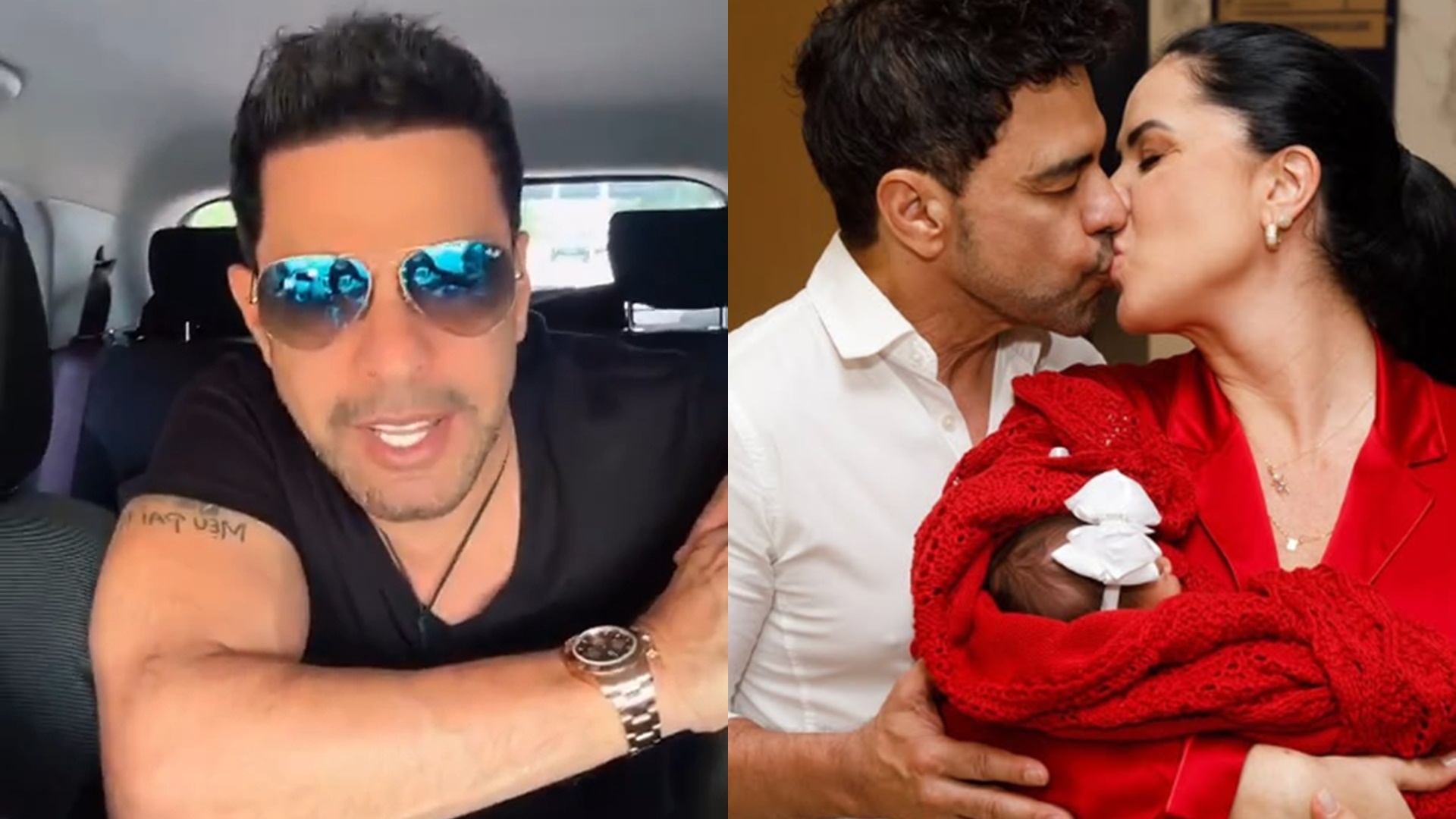 Zezé Di Camargo expõe sofrimento em primeiro show após nascimento da filha: ‘Coração apertado’