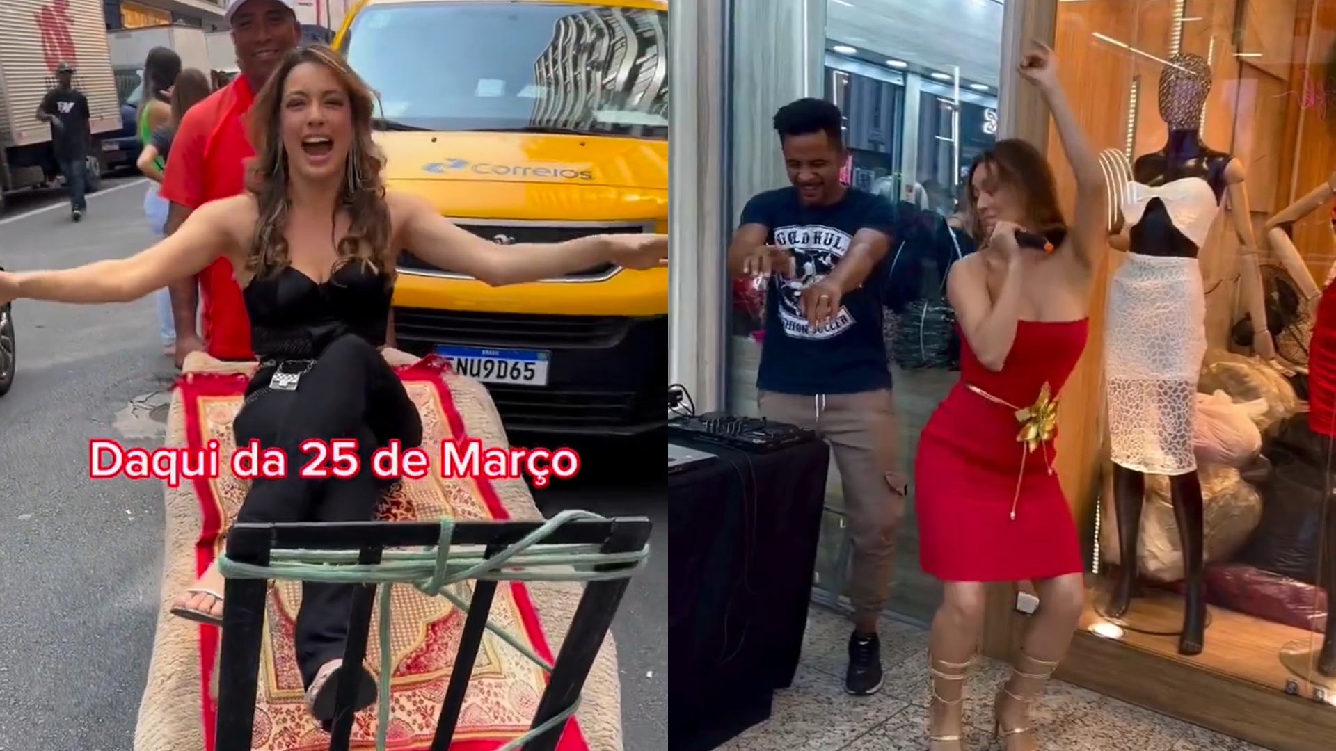 BBB 24: Pipoca Beatriz conquista o público com vídeos vendendo roupas na rua