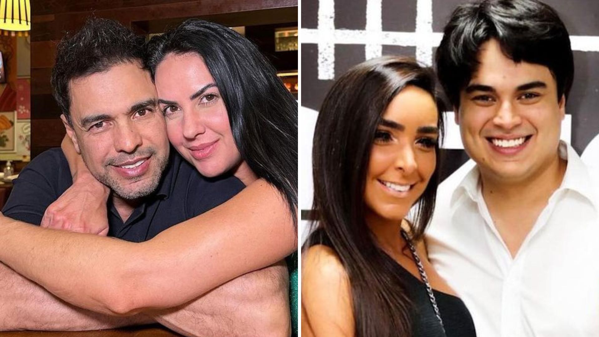 Filho de Zezé Di Camargo defende mulher após alfinetada do pai: “Está comigo”