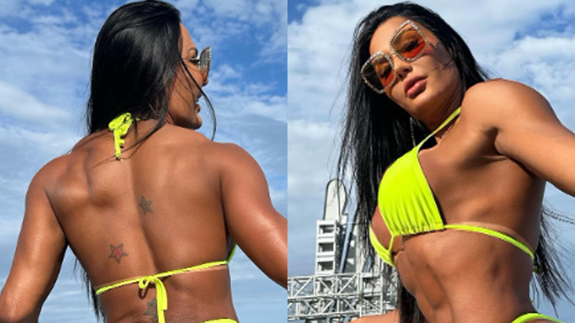 Gracyanne Barbosa exibe as partes íntimas e fã reage: “Duas melancias”