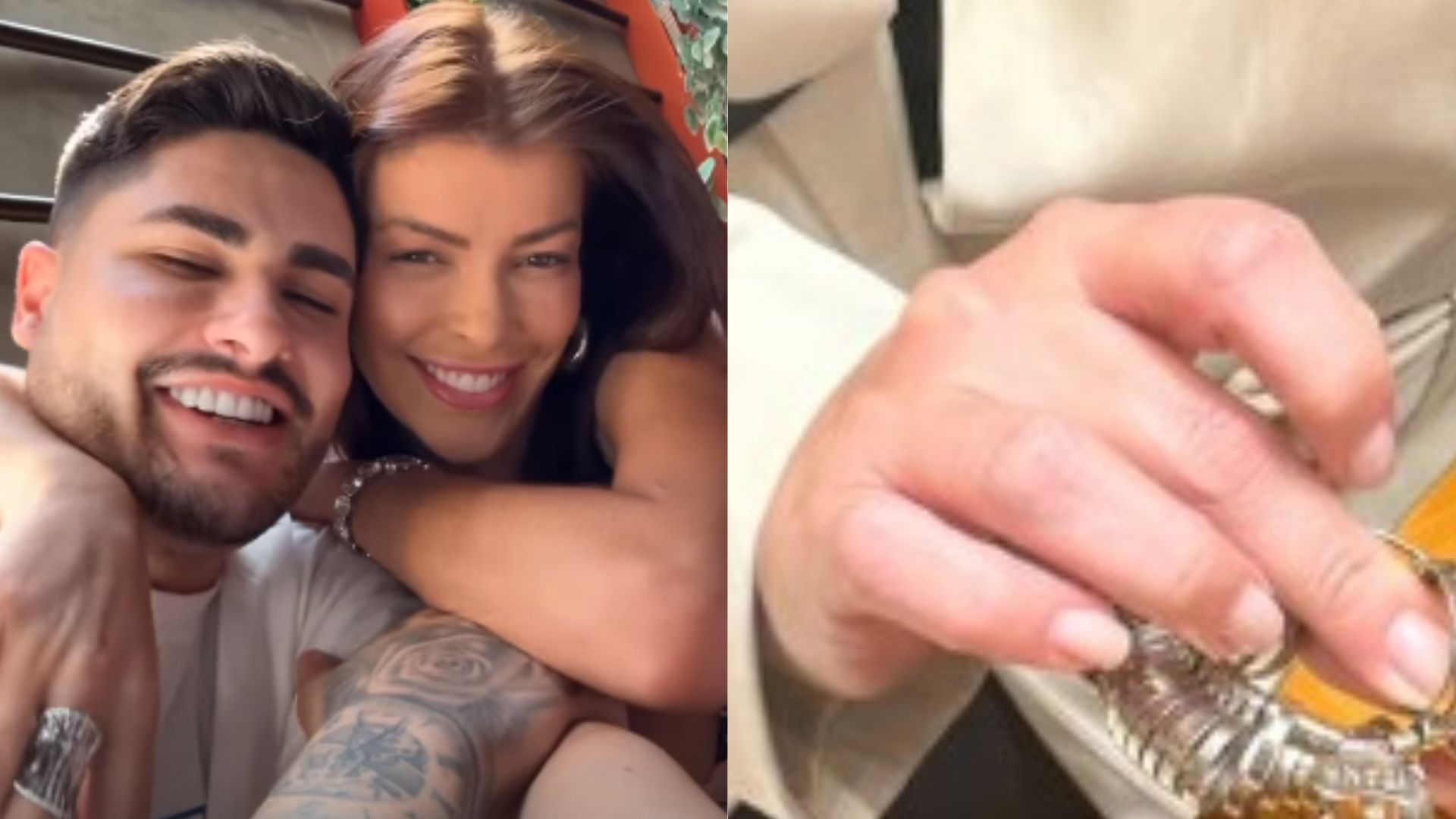 Lucas Souza polemiza ao comprar aliança para Jaquelline: “Ele adora casar”