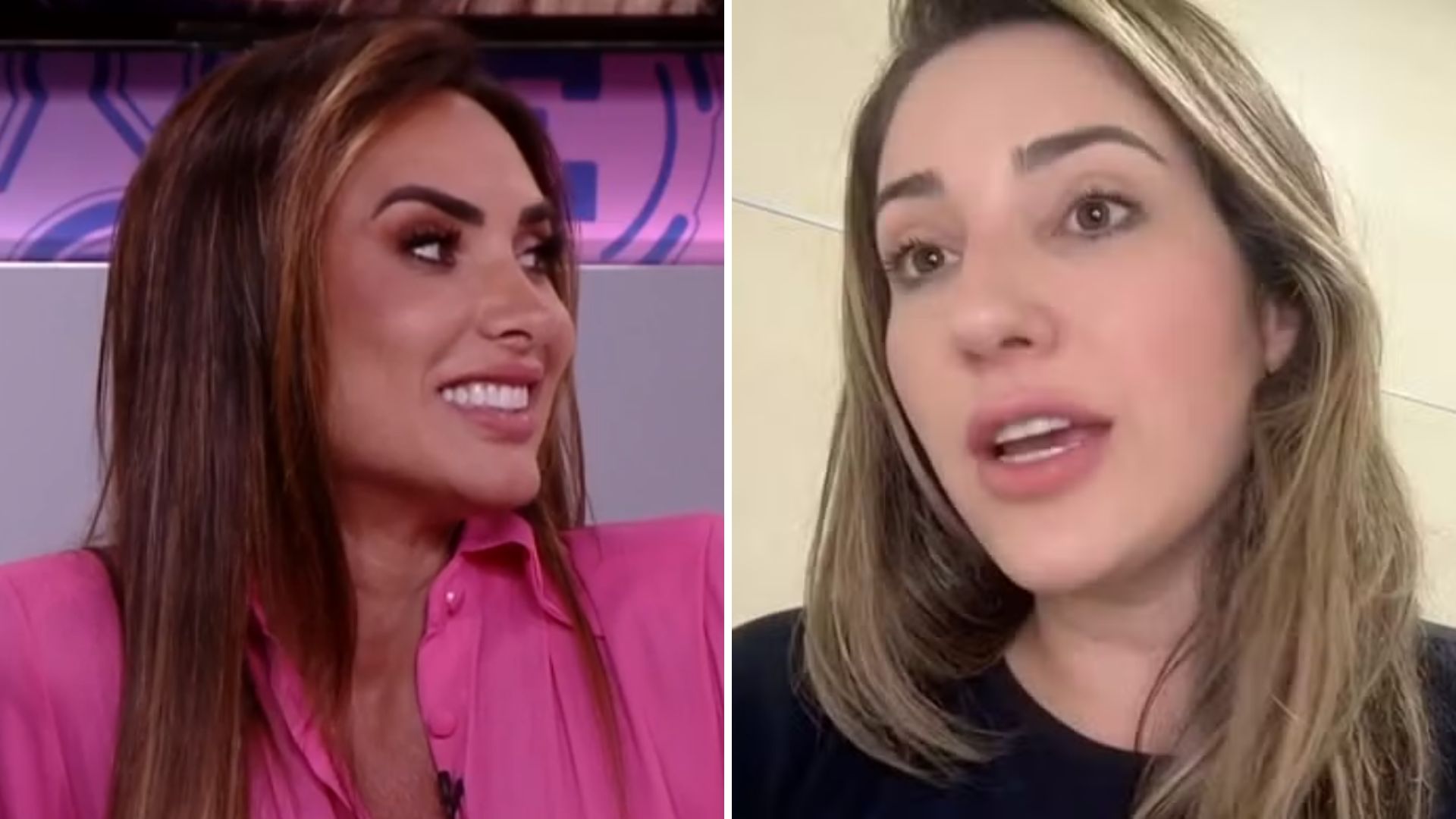 Nicole Bahls causa climão com ex-BBB Amanda no ‘Maratona Big Day’: “E o Sapato?”