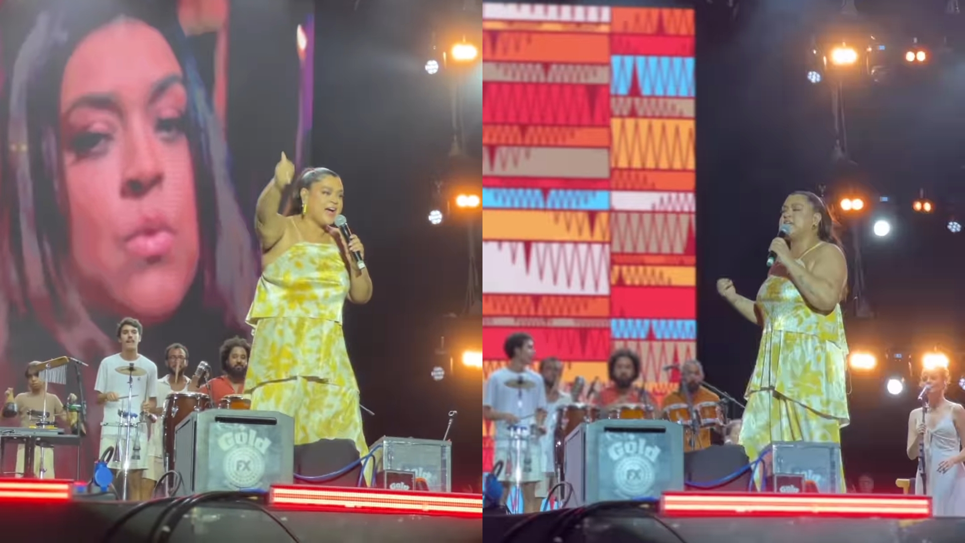Preta Gil comemora volta aos palcos após separação: “Querendo beijar na boca”
