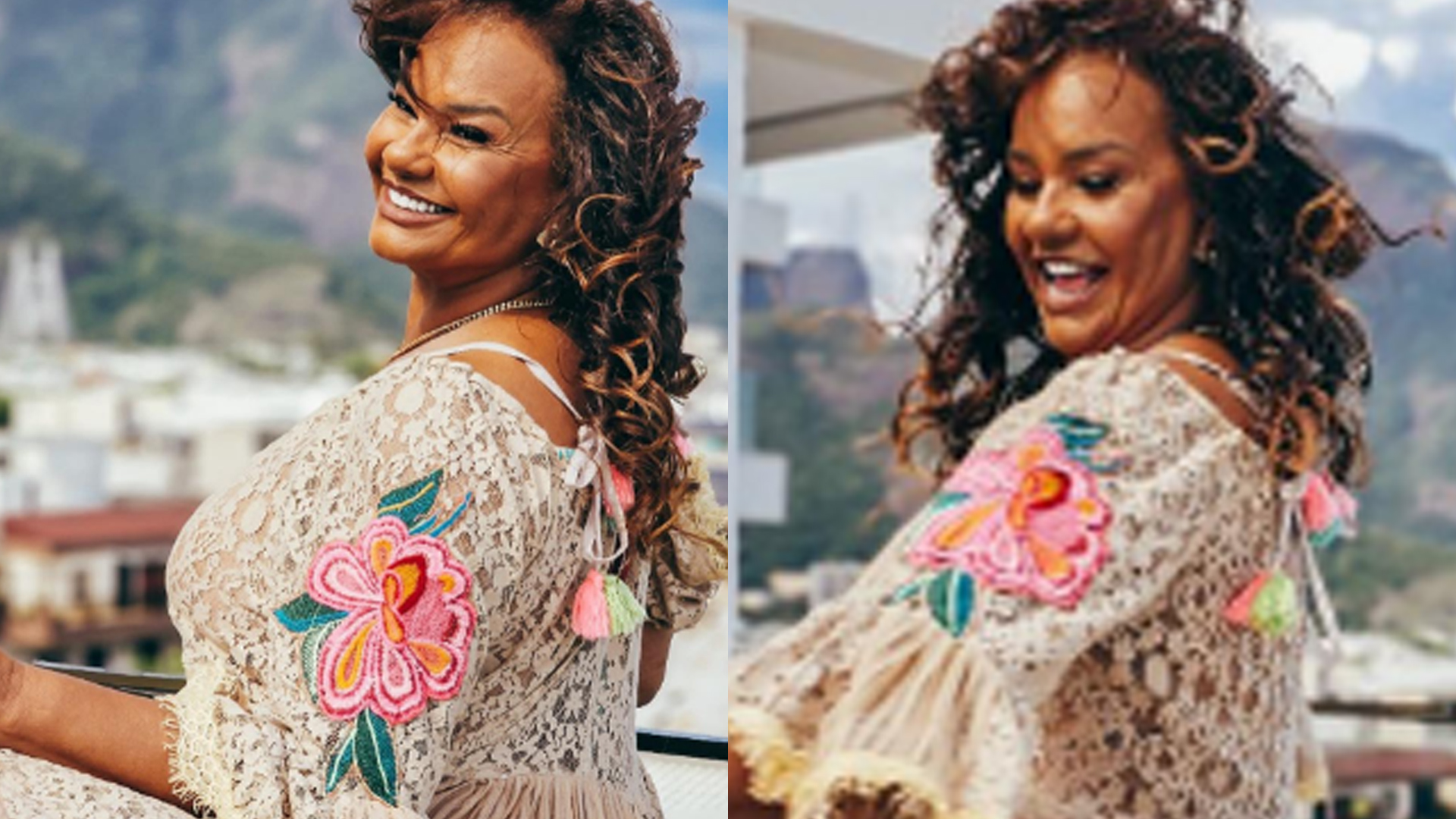 Ousada, Solange Couto deixa bumbum à mostra em vestido transparente: “Musa”