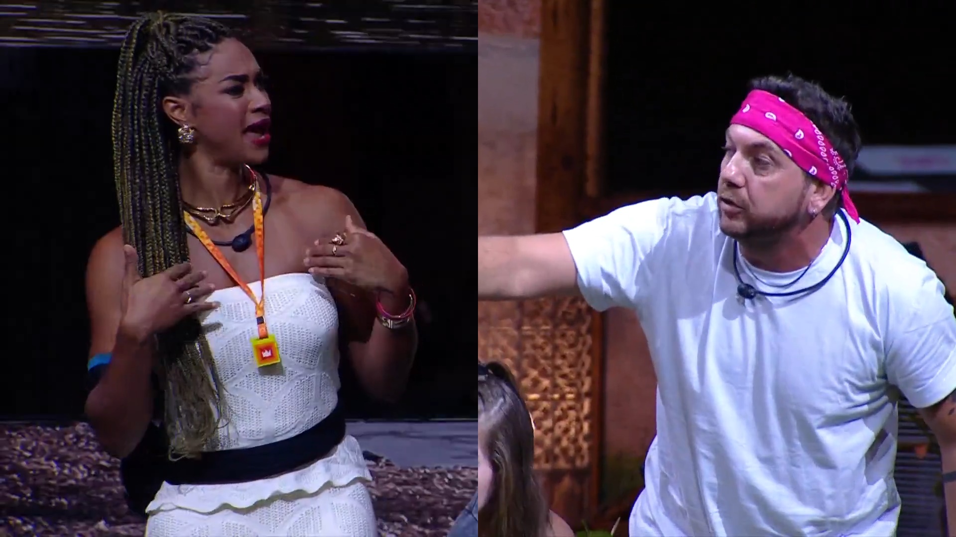 BBB 25: Aline e Vinícius armam barraco com Edilberto após o Sincerão: ‘Tapa o ouvido’