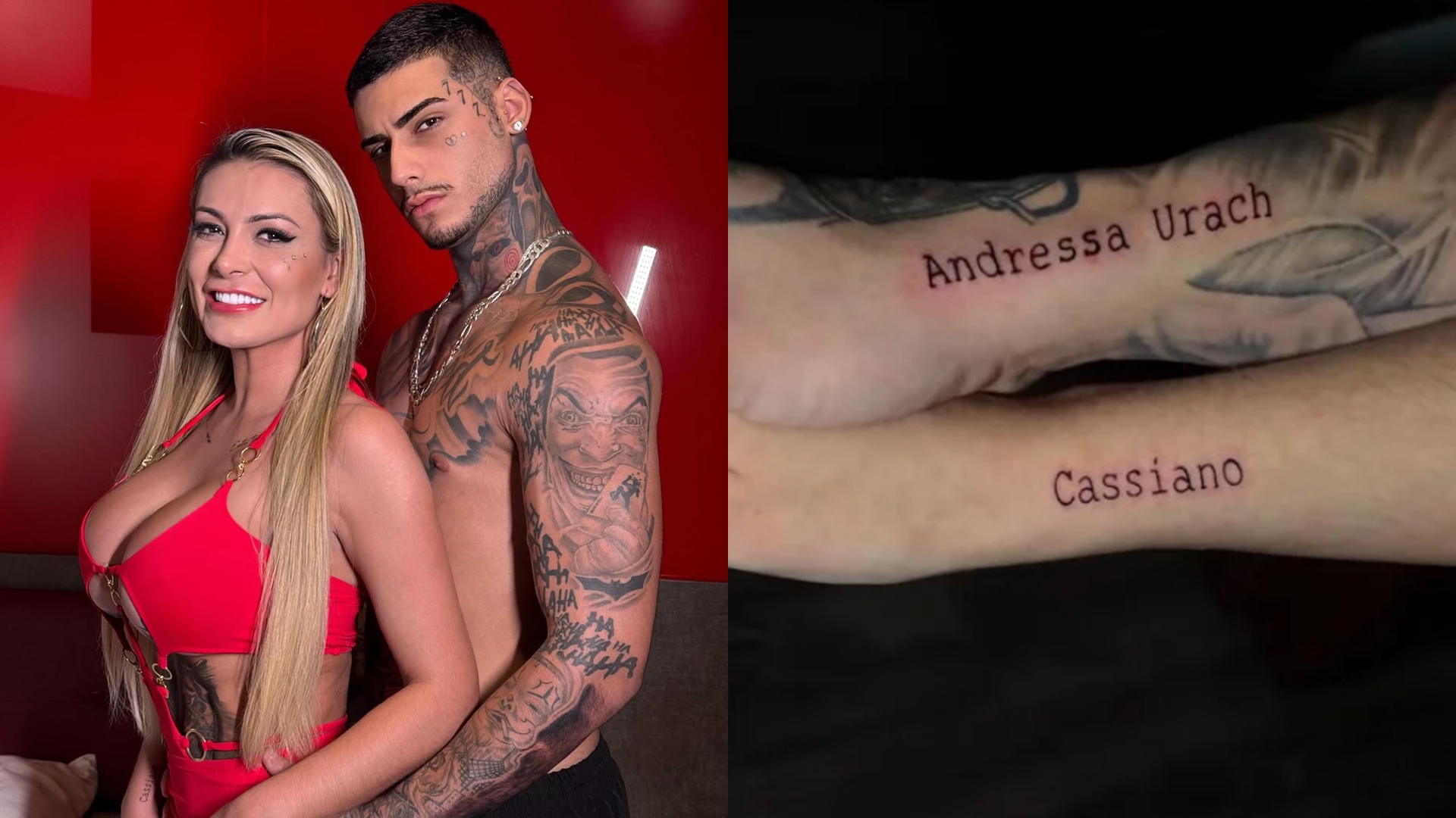 Andressa Urach comemora um mês de namoro após tatuagem e término relâmpago: ‘Parece loucura’