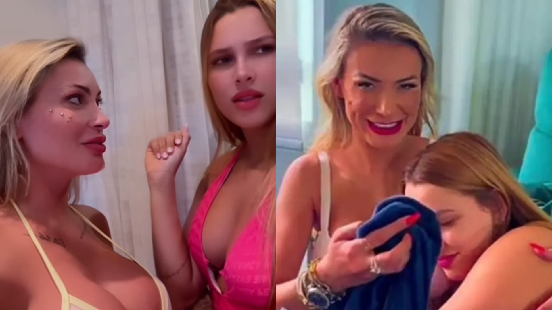 Nora de Andressa Urach gera revolta ao treinar ‘sentada’ com a sogra: ‘Ridícula’