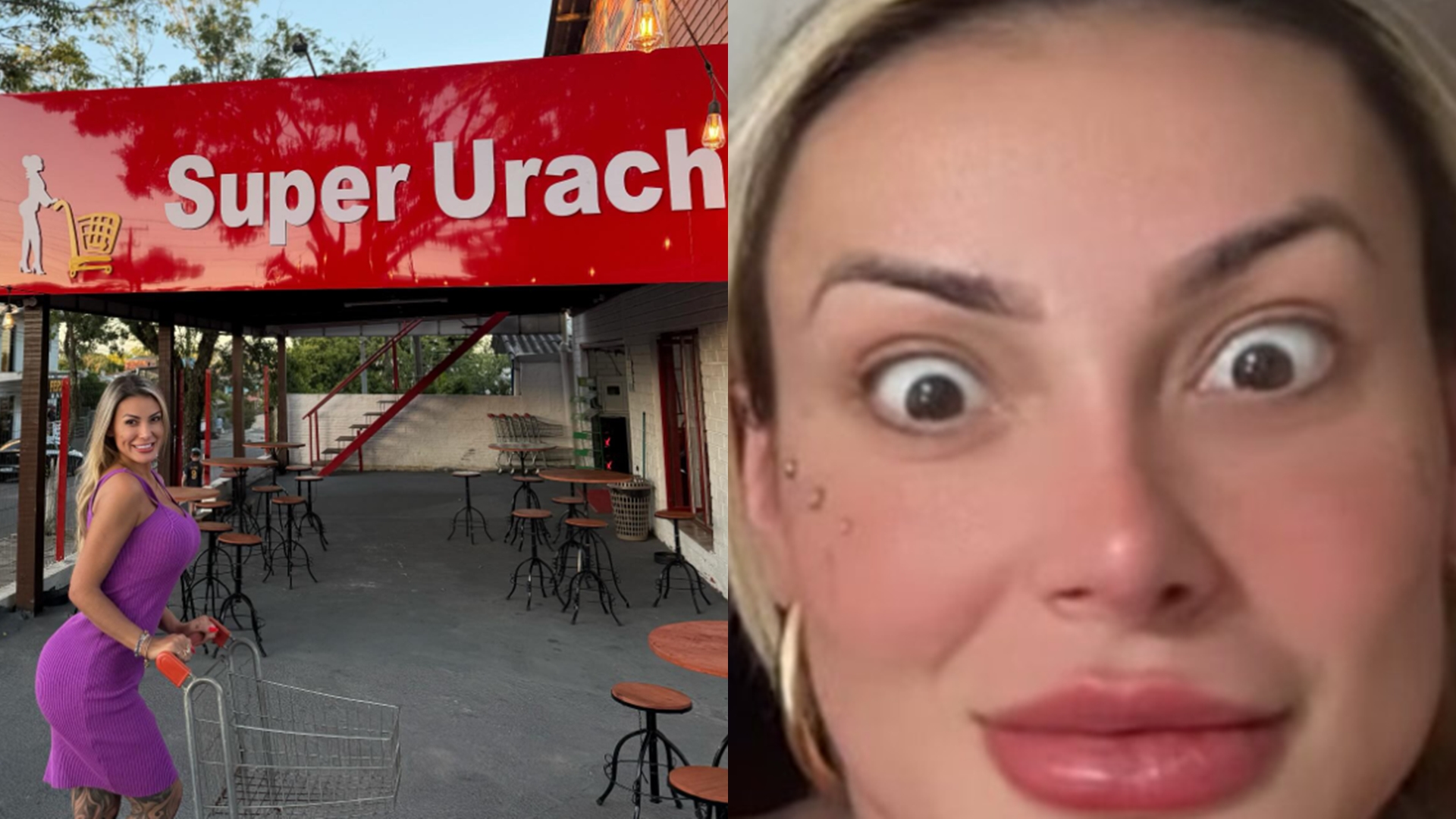 Faliu? Andressa Urach fecha supermercado, vende imóveis, cavalos e revela o motivo