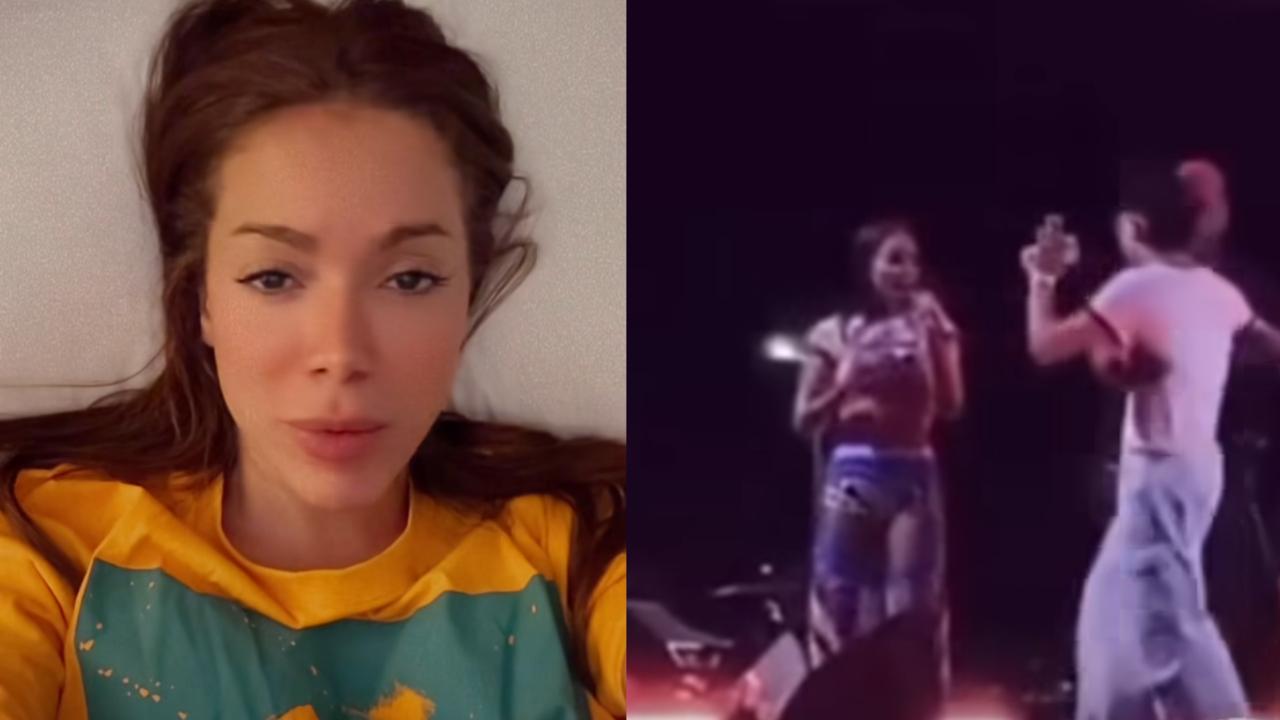 Anitta se irrita com fã que invadiu palco e desabafa: ‘Eu fico com ódio’