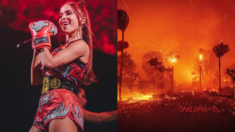 Anitta desabafa sobre incêndios em Los Angeles e faz apelo emocionante: ‘Meu coração’
