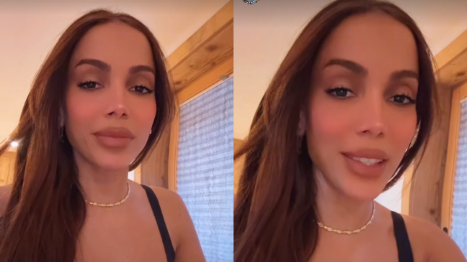 Anitta usa colar inusitado e explica motivos aos fãs: ‘É um cordão de proteção’
