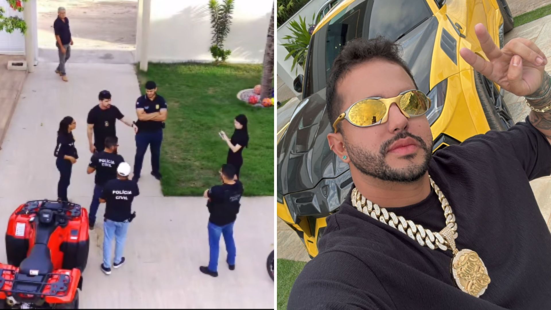 Vídeo mostra Polícia invadindo casa de Babal Guimarães e apreendendo bens; assista