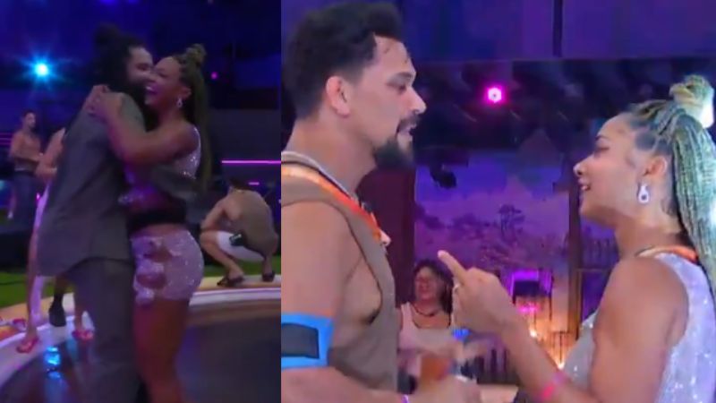 BBB 25: Clima esquenta entre Aline e Diogo, mas Vinícius adverte amiga: ‘Hoje não’
