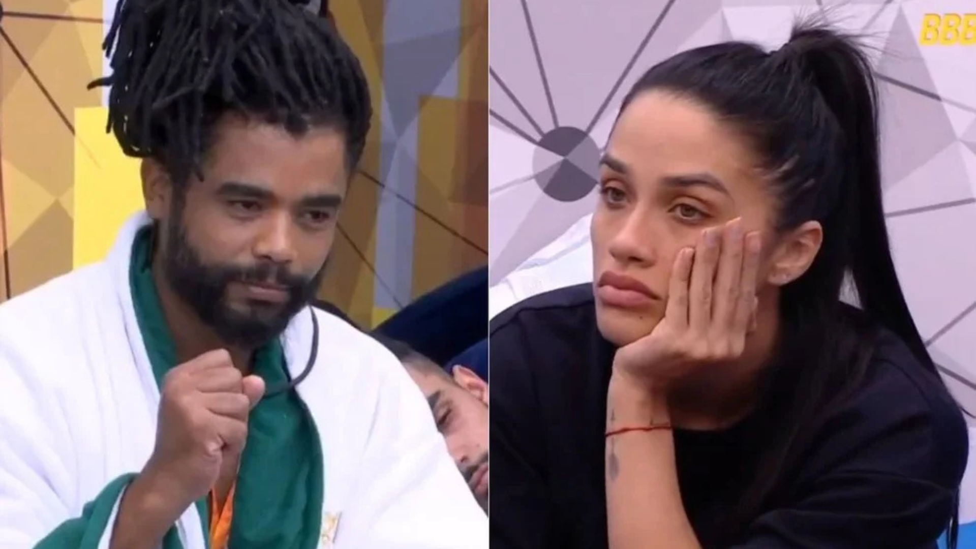 BBB 25: Diogo alerta Eva e Renata sobre fala racista no BBB 25: ‘Soou mal’