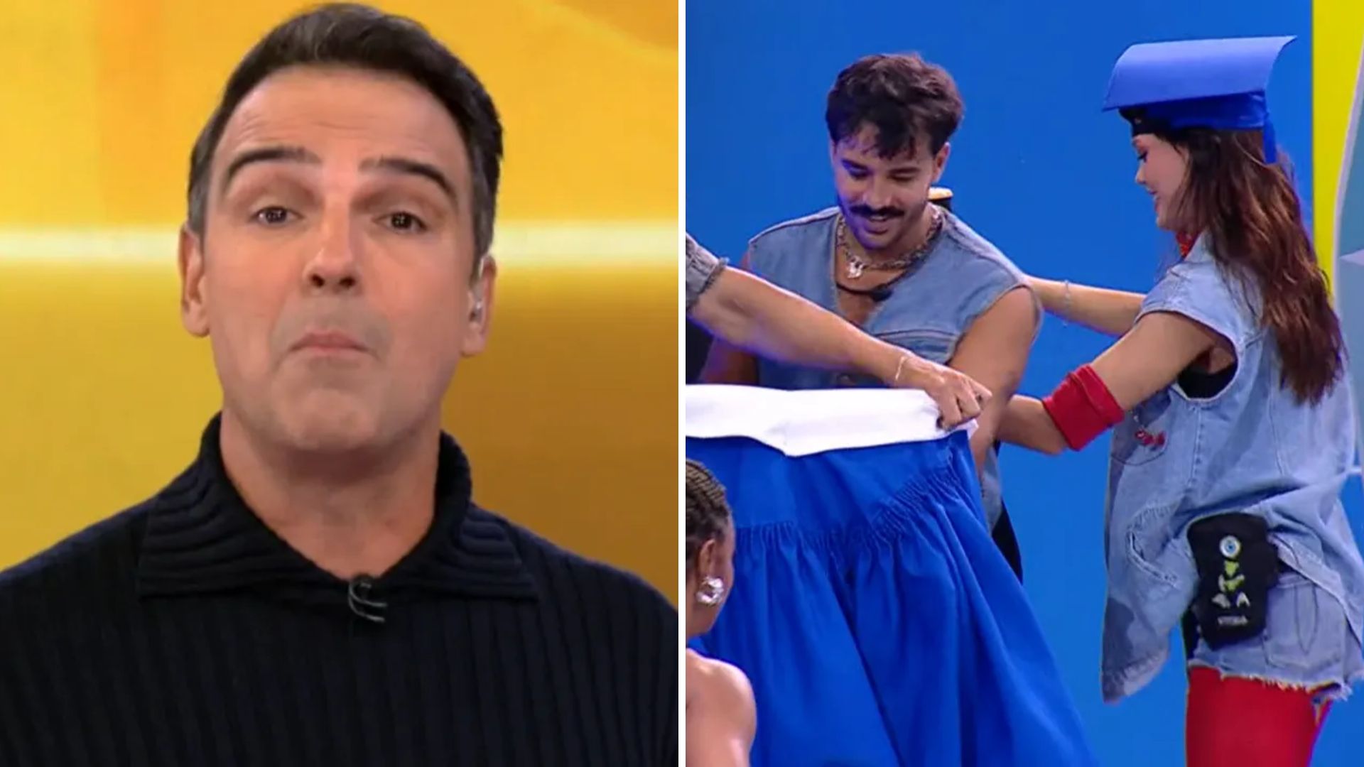 BBB25: Tadeu Schmidt brigou com Vitória e Mateus? Entenda climão no ao vivo