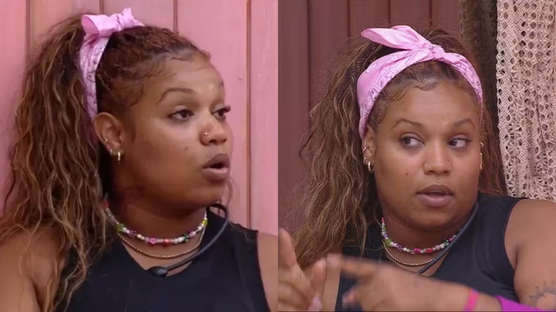BBB 25: Camilla rebate críticas: ‘Se me acharem biscoiteira, vou ser biscoiteira’