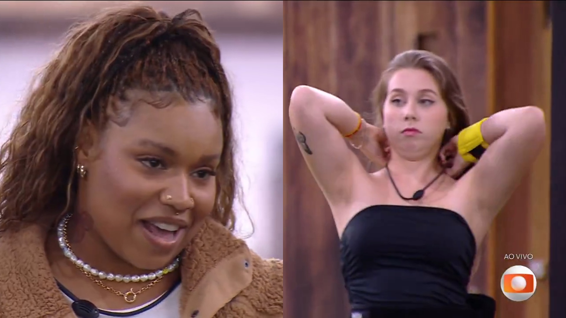 BBB 25: Camilla é chamada de VTzeira ao vivo e rebate Raissa: ‘Nós escolhemos’