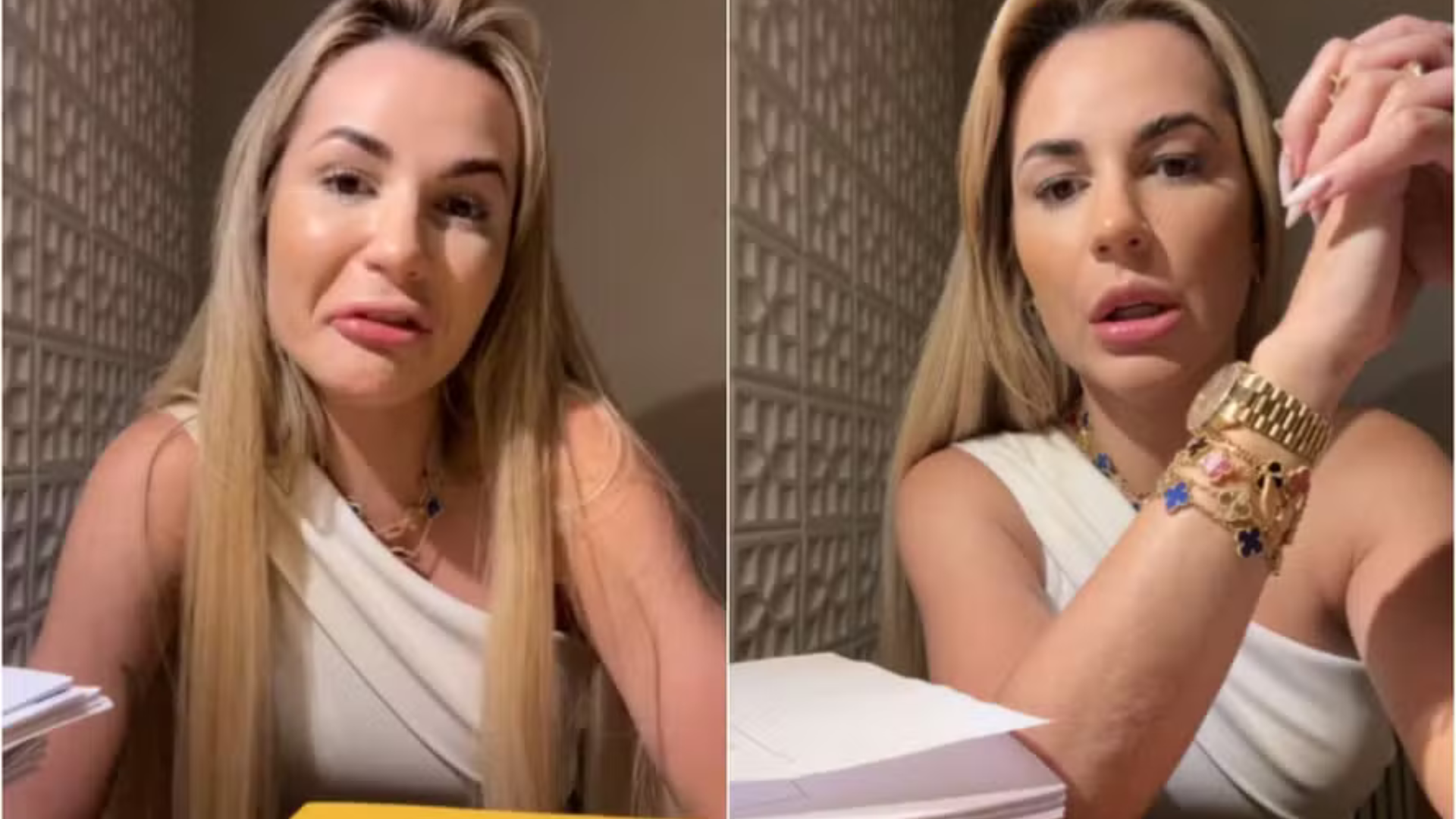 Deolane Bezerra se emociona e chora ao falar o que motivou sua prisão: ‘Ainda estamos nessa luta’