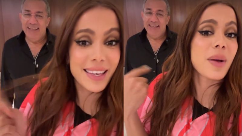 Anitta conta a reação do pai ao entrar no BBB 25: ‘Ele se preparou pra ficar lá’