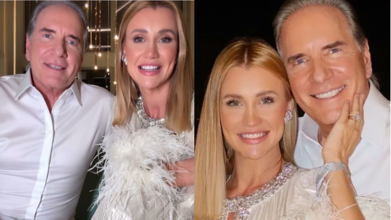 Ana Paula Siebert e Roberto Justus revelam festa de 10 anos de casados: ‘Negociando’