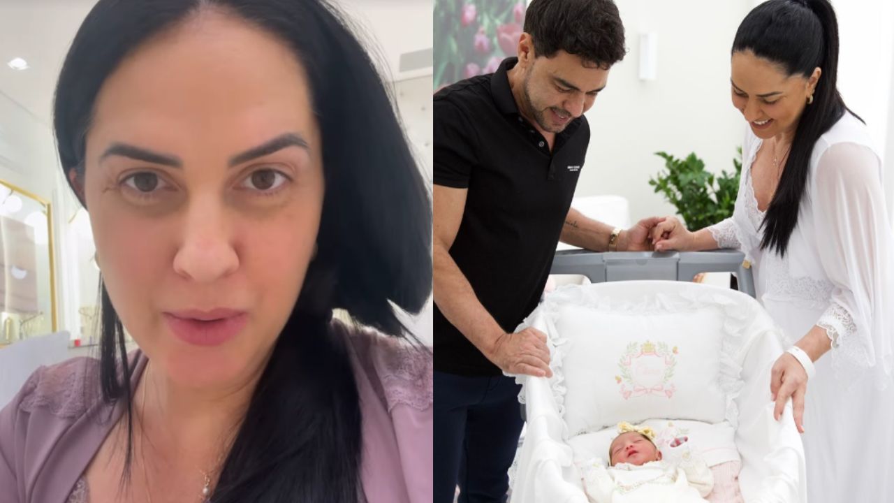 Graciele Lacerda desabafa sobre primeiros dias de maternidade: ‘Cansativa’