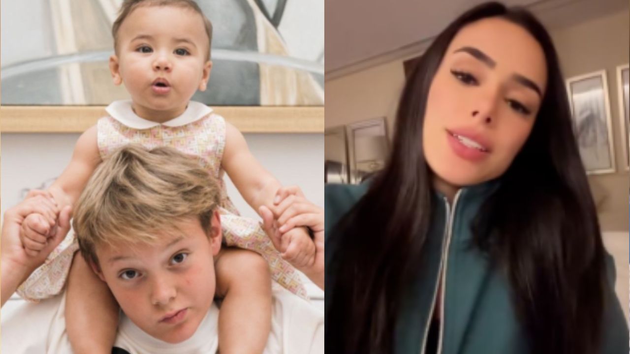 Bruna Biancardi afirma que filha e enteado estão doentes: ‘Virose’