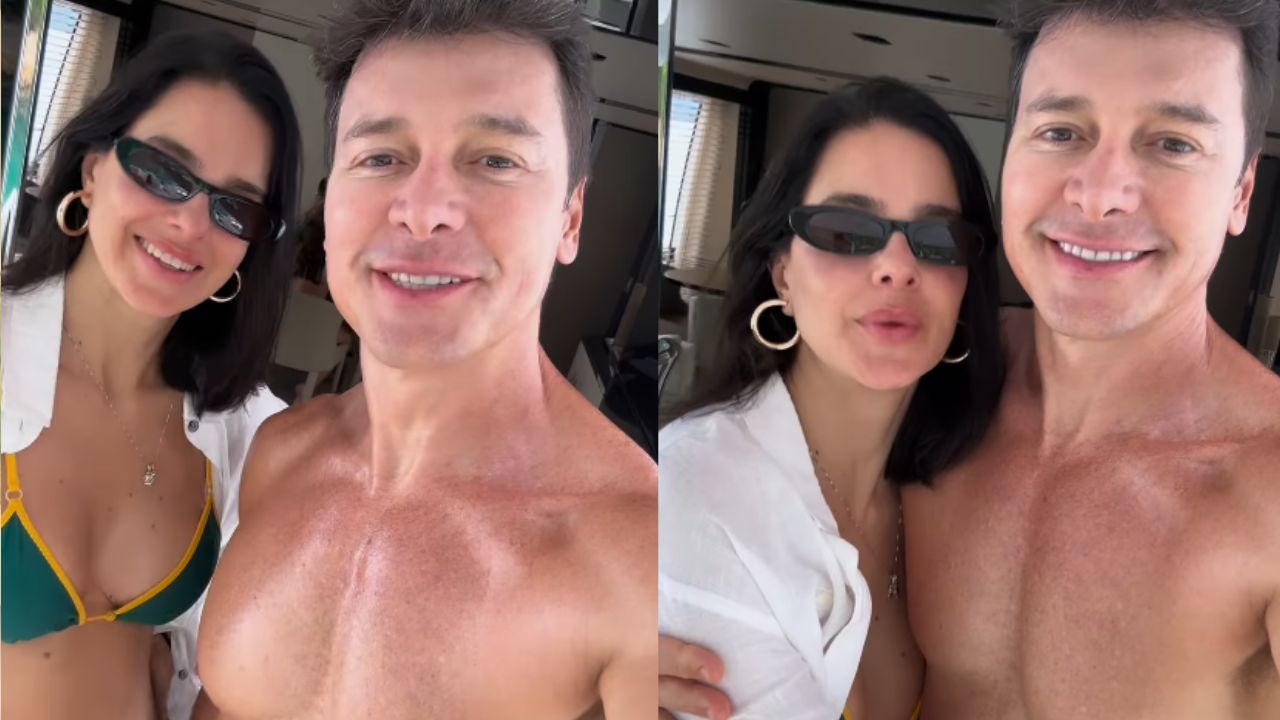 Rodrigo Faro e Vera Viel celebram fim de radioterapia e curtem férias: ‘Descansando’