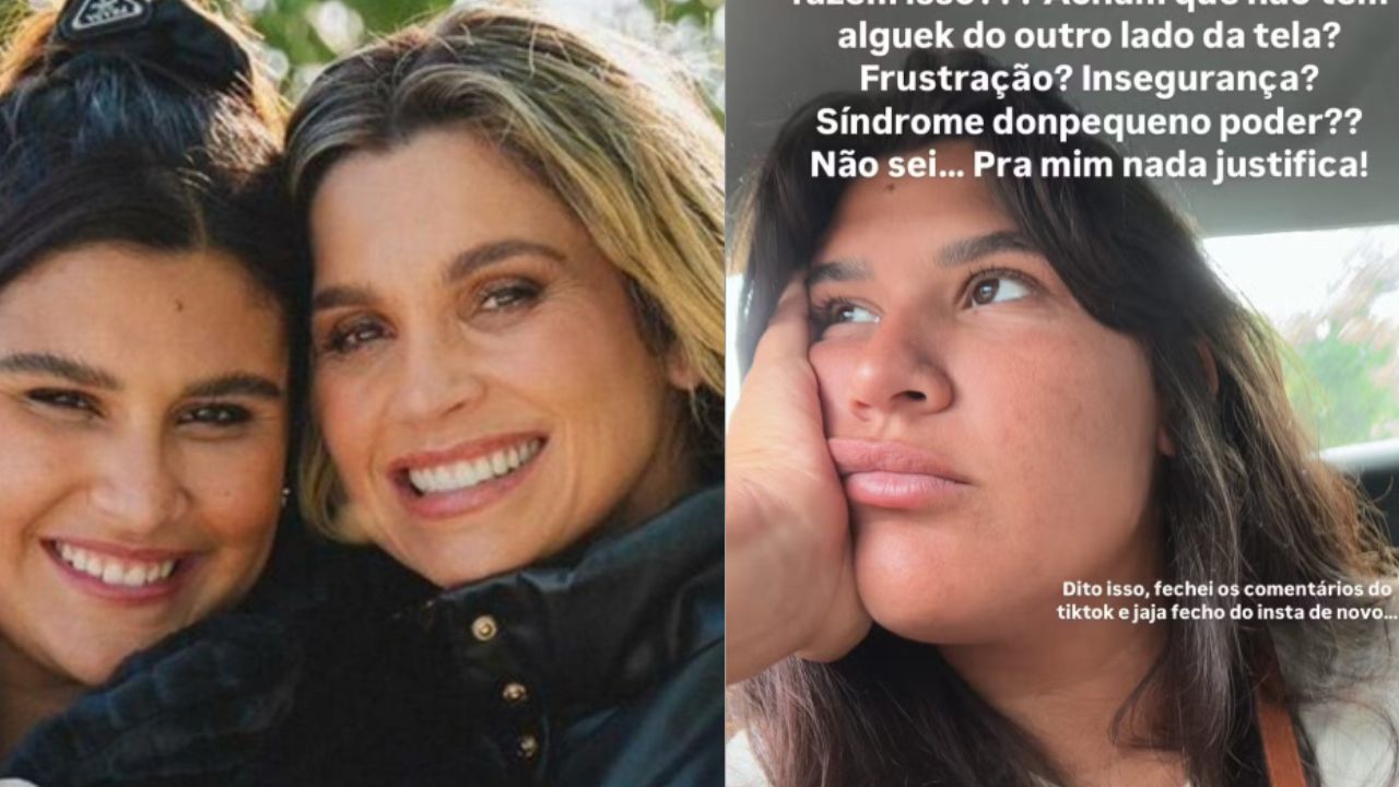 Filha de Flávia Alessandra desabafa sobre críticas: ‘Saindo do psiquiatra’