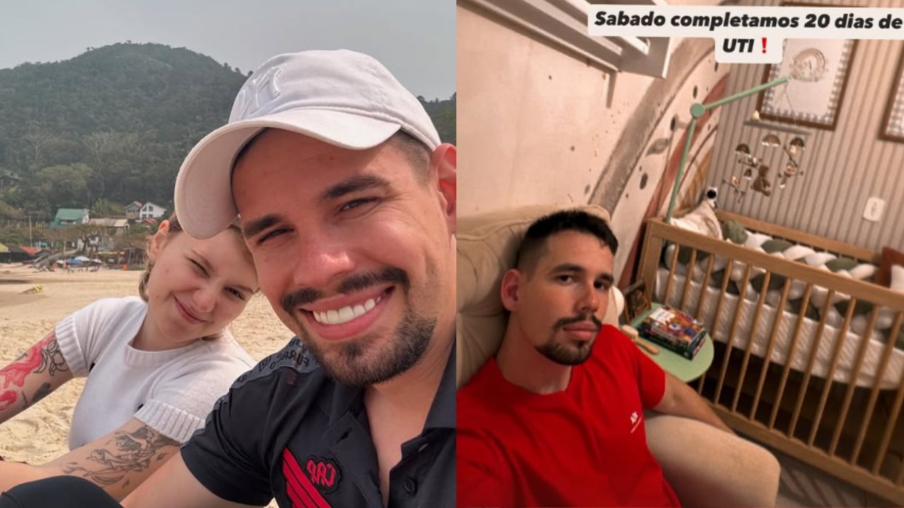 Marido de Isabel Veloso fala sobre internação do filho da UTI e dispara: ’20 dias’