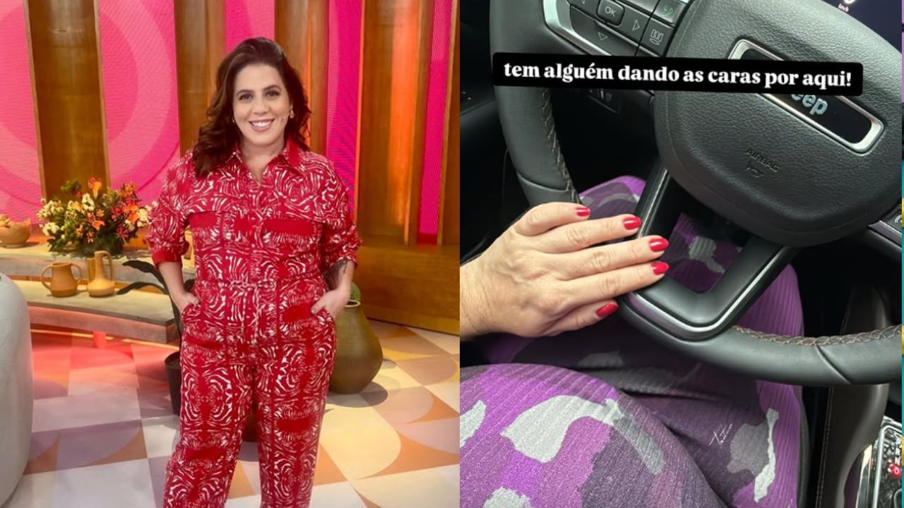Tati Machado mostra barriguinha de grávida e se derrete: ‘Dando as caras’