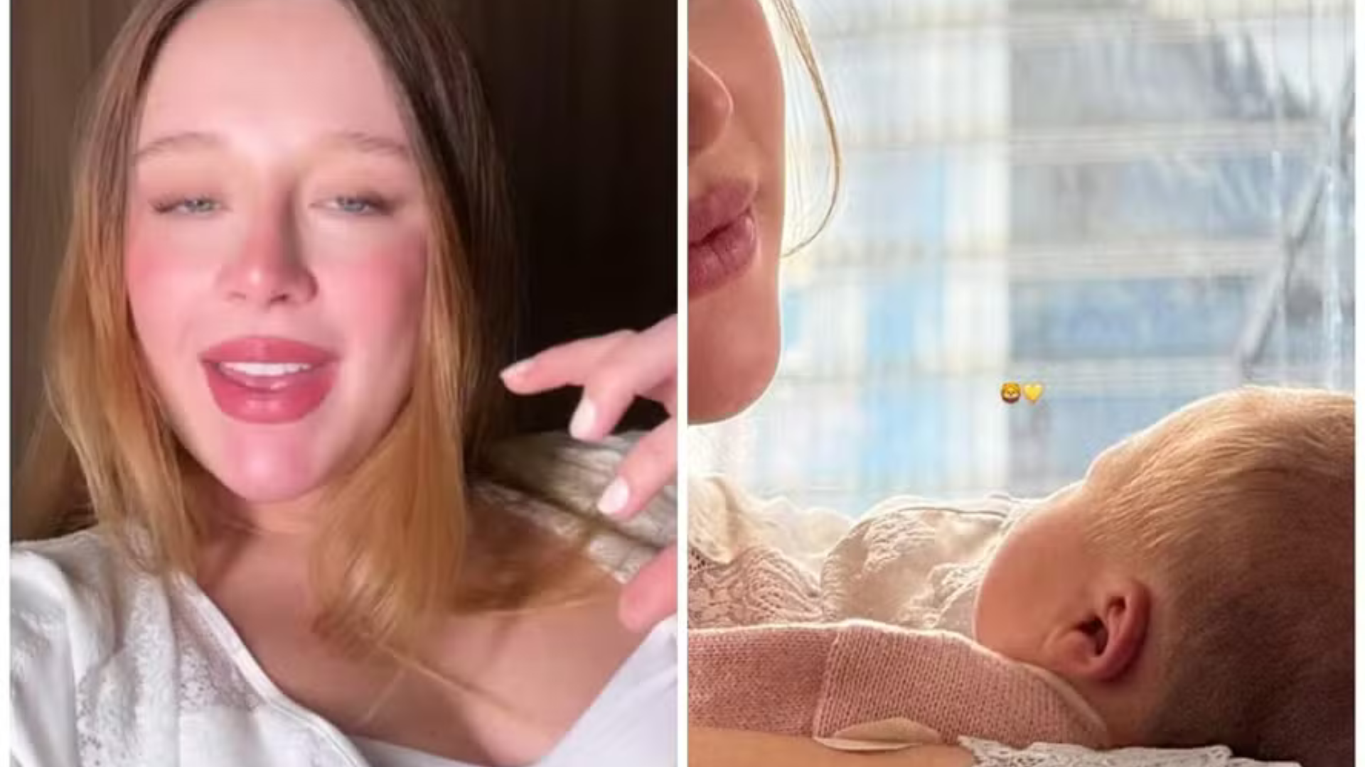 Duda Reis surge após parto de primeira filha e fala sobre sensação: ‘Como se estivesse bêbada’