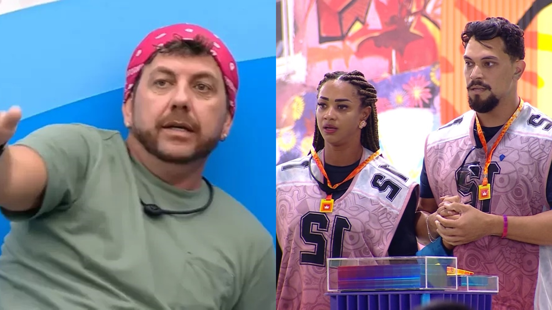 BBB 25: Edilberto expõe plano para colocar líderes no monstro: ‘Já tô lascado’