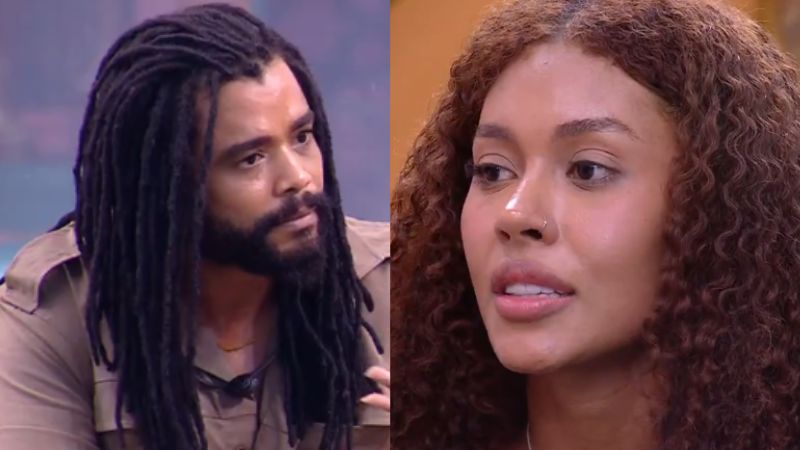 Eita! Diogo e Giovanna discutem a relação no BBB 25: ‘Ríspida e irônica’