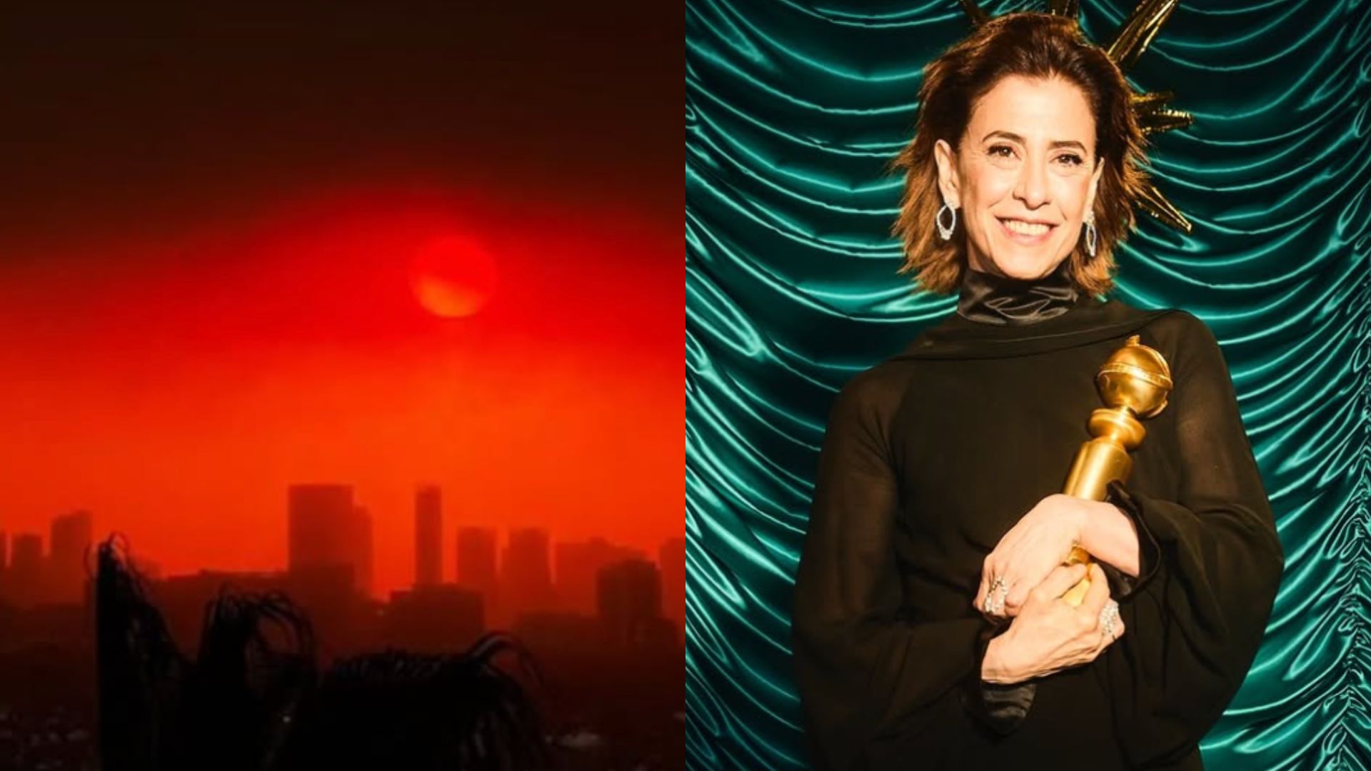 Fernanda Torres acalma fãs após incêndios em LA: ‘Viemos para um local seguro’
