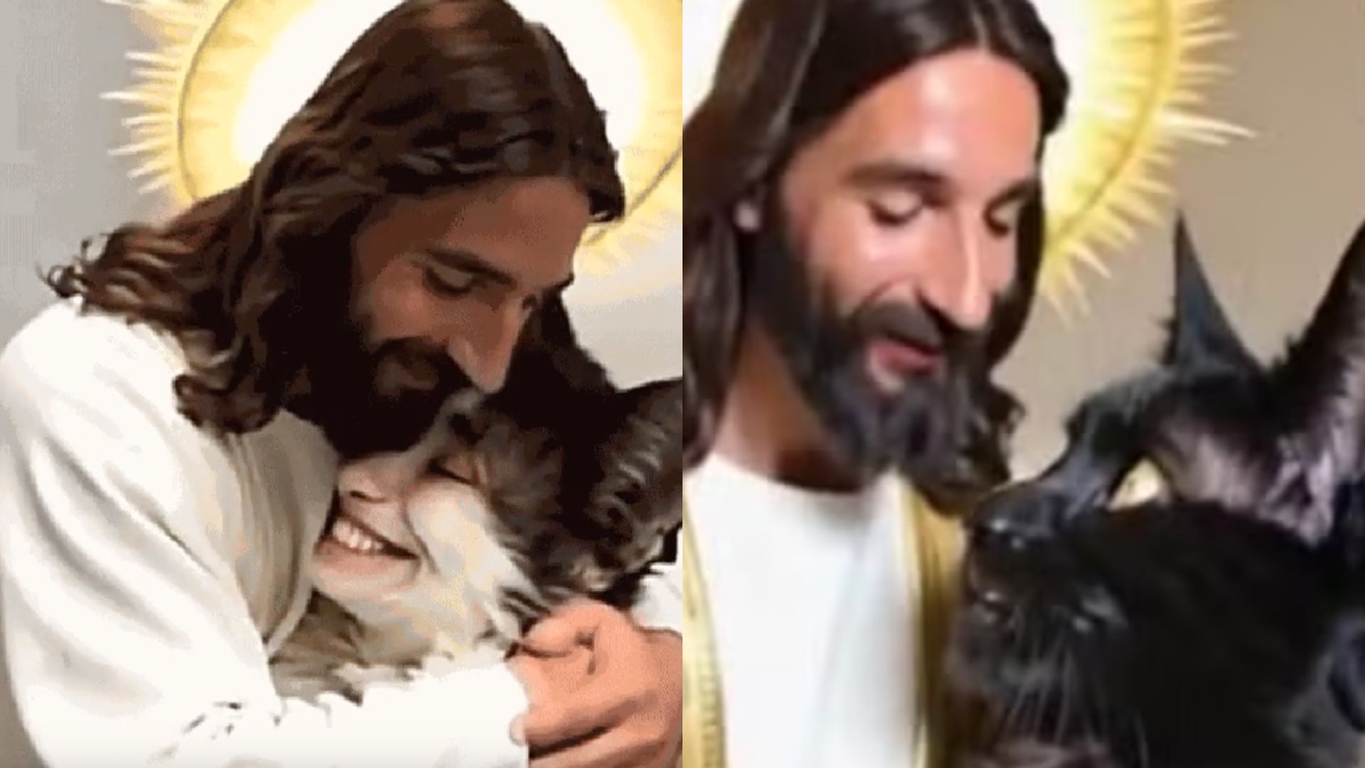 Trend ‘abraço em Jesus’ viraliza com bug que ‘humaniza’ pets; saiba como fazer!