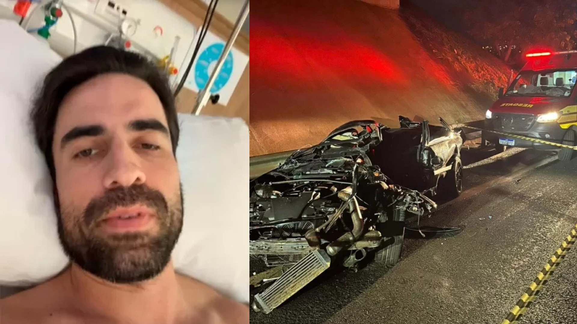 Influenciador desabafa após bater BMW e ter pernas amputadas: ‘Milagre de Deus’