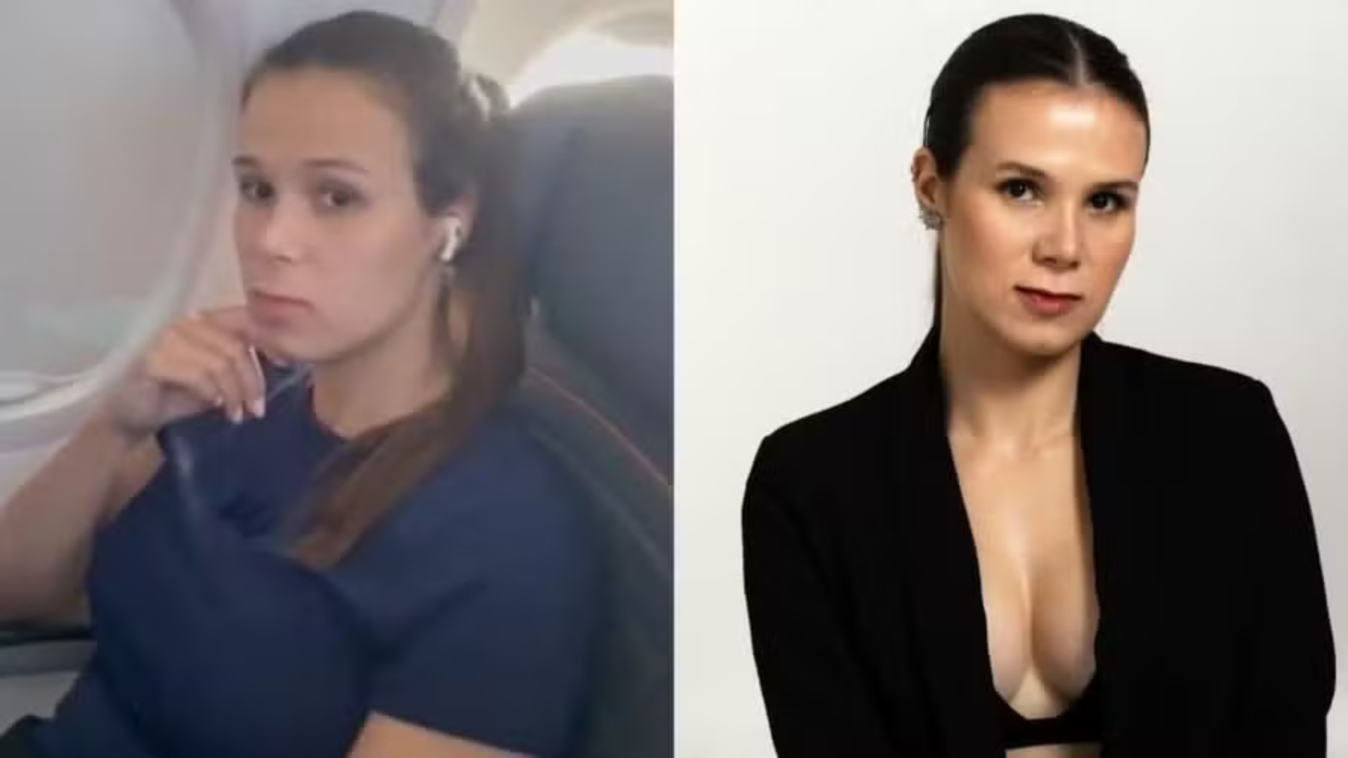 Jennifer Castro, ‘mulher do avião’, processa companhia aérea e mulher que a gravou