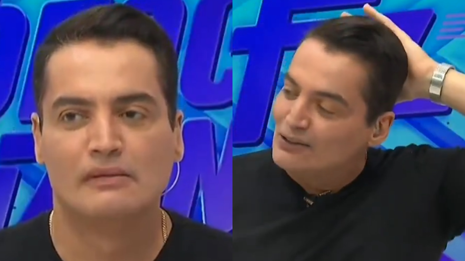 Leo Dias apresenta programa ao vivo no SBT após acidente: ‘Minha cabeça está toda aberta’