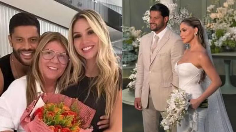Mãe de Camila Ângelo fala sobre casamento da filha com Hulk: ‘Sensação inexplicável’