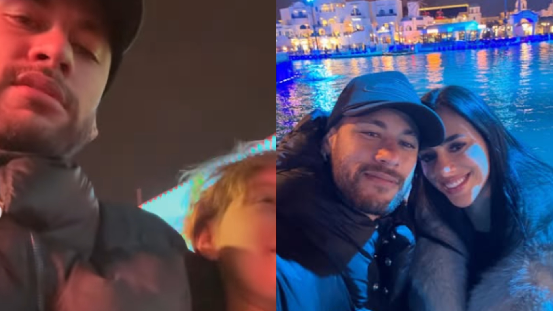 De folga? Neymar e Bruna Biancardi curtem passeio juntos em parque de diversão