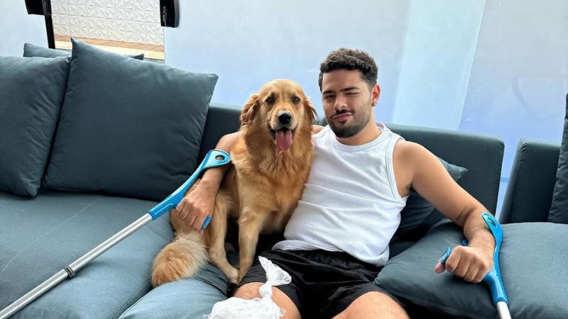 Pedro Sampaio toma decisão após romper ligamento do joelho: ‘Me resguardei’