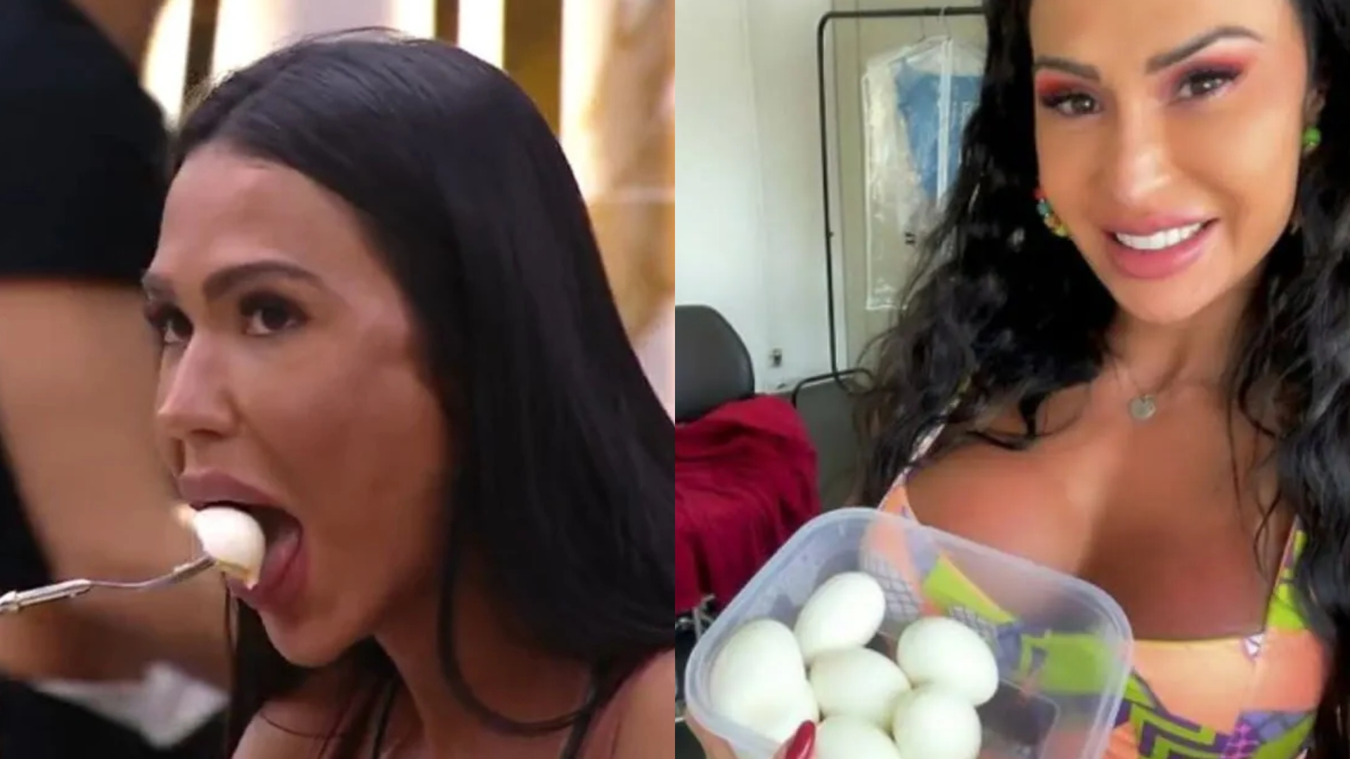 BBB 25: Gente? Web cria método para contar quantos ovos Gracyanne come por dia